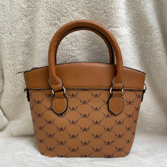 Wendy Keen Beautiful Camel Colored Everyday Stachel w/Shoulder Strap - Picture 3 of 11